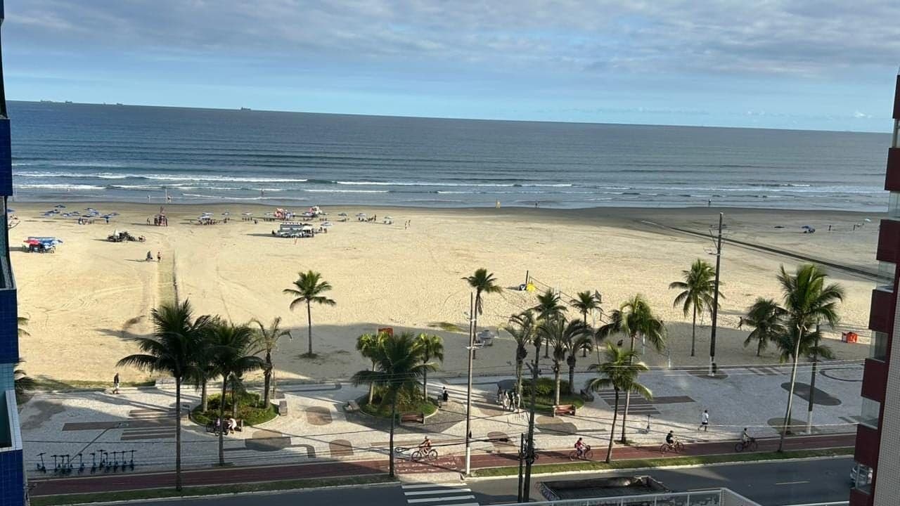 Apartamento Frente mar - Guilhermina, Praia Grande