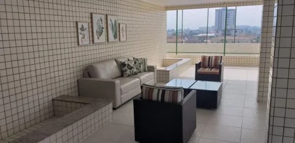 Apartamento 2 dormitórios - Guilhermina, Praia Grande