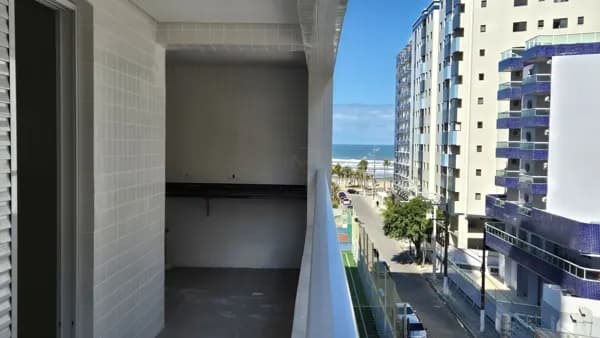 Apartamento Varanda gourmet - Ocian, Praia Grande