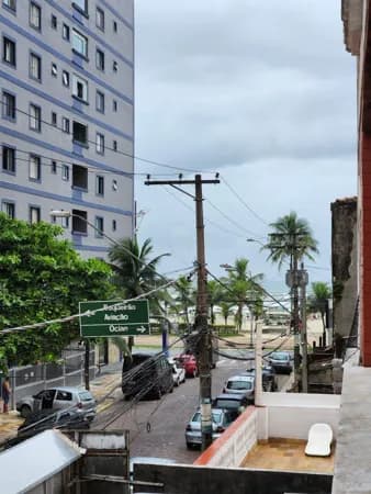 Apartamento Vista mar - Guilhermina, Praia Grande