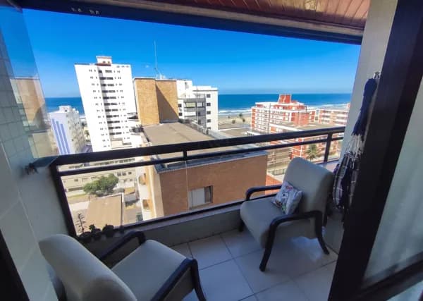 Apartamento Vista mar - Guilhermina, Praia Grande