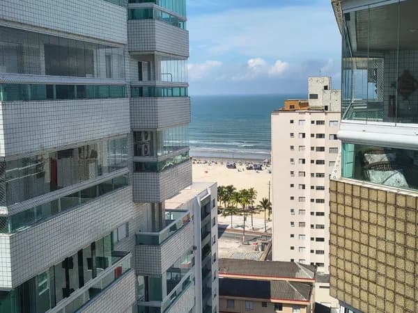 Apartamento Vista mar - Guilhermina, Praia Grande