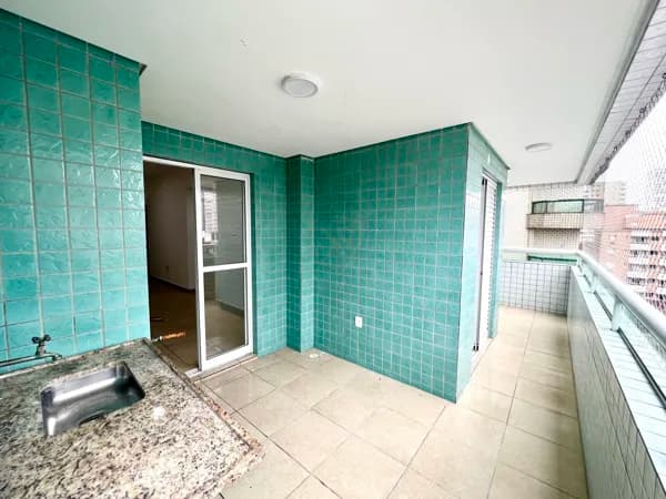 Apartamento Churrasqueira - Forte, Praia Grande