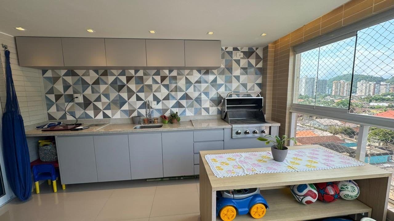 Apartamento Lazer completo - Canto do Forte, Praia Grande