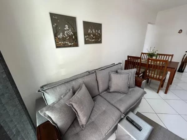 Apartamento Churrasqueira - Guilhermina, Praia Grande
