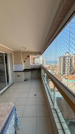 Apartamento Varanda gourmet - Tupi, Praia Grande