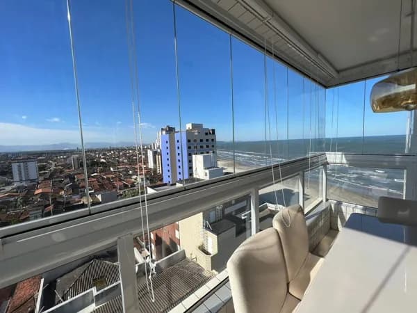 Cobertura Vista mar - Caiçara, Praia Grande