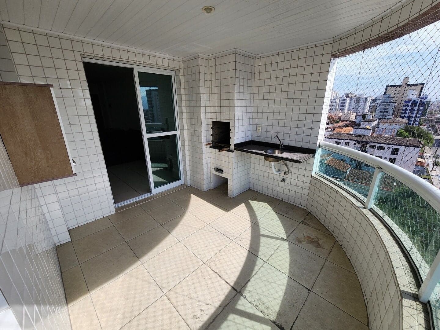 Apartamento Varanda gourmet - Guilhermina, Praia Grande