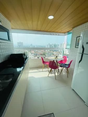 Apartamento Mobiliado - Guilhermina, Praia Grande