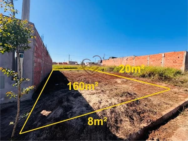 Terreno à venda com 160m² na cidade de Hortolândia