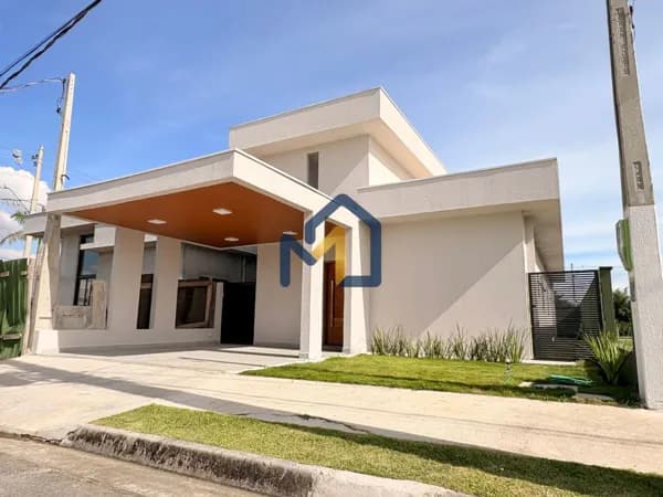 Casa Térrea Moderna no Veredas dos Campos | 3 Dormitórios, Suíte, Pé-Direito Duplo e Área Gourmet