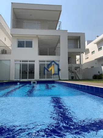 CASA DE ALTO PADRÃO PARA LOCAÇÃO NO CONDOMÍNIO ALTOS DA SERRA SJC 715M² 4 SUÍTES PISCINA E 5 VAGAS