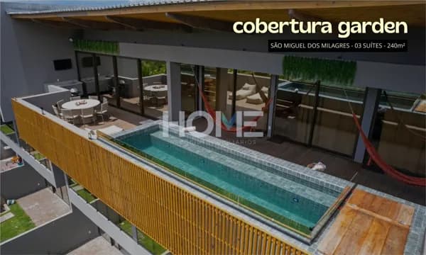 Investimento Premium na Rota Ecológica | Cobertura Garden de Alto Padrão na Praia do Riacho