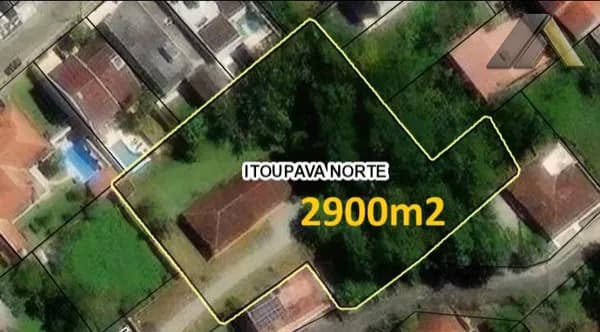 Terreno Bairro Itoupava Norte em Blumenau Para Permuta por área Construída