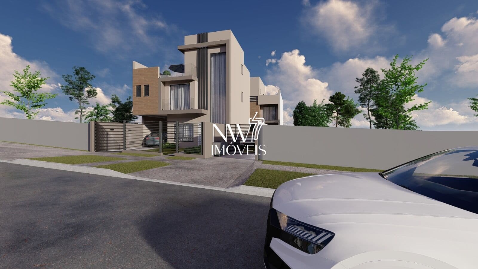 Sobrado Interno com Terraço