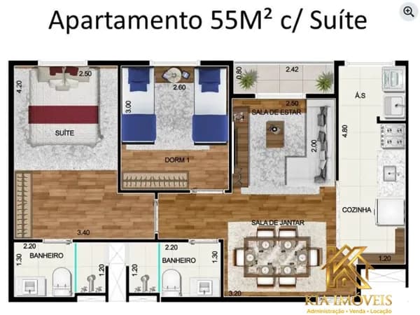 Apartamento à venda no Condomínio Boa Vista