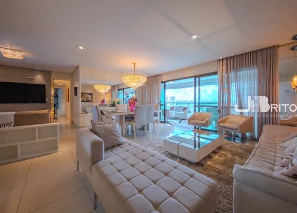 Espetacular 4 Suítes no Le Parc Resort – 196m² – Porteira Fechada – Design Todeschini