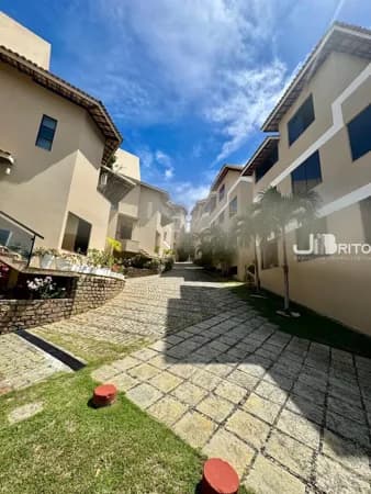 Casa em Condomínio de Alto Padrão em Patamares - Colina A | 4 Quartos, 2 Suítes, Varanda Gourmet e Vista Mar