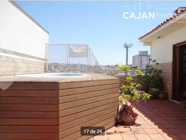 Cobertura duplex com terraço, 3 dormitórios e 2 vagas no Jardim Botânico