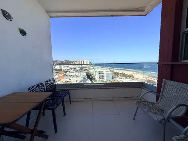 Vista Deslumbrante para o Mar | Flat | 1Q | Cozinha Americana