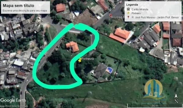 Terreno à Venda no Jardim Professor Benoá - Santana de Parnaíba-SP