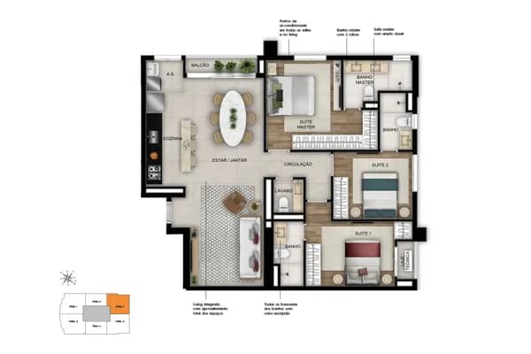 Cidade Opus Venda Apartamento 101m² 3 Quartos Bueno