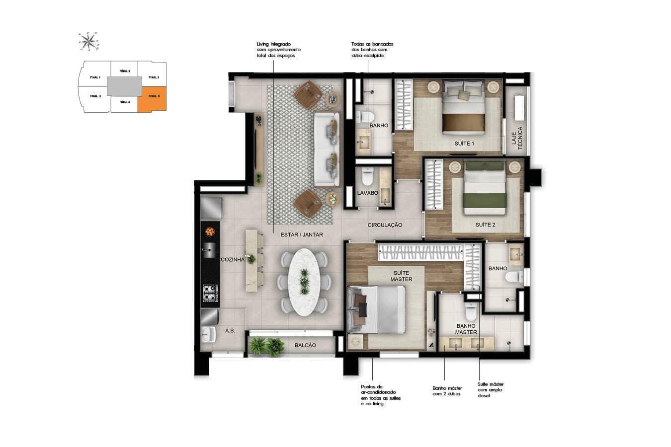 Cidade Opus Venda Apartamento 101m² 3 Quartos Bueno