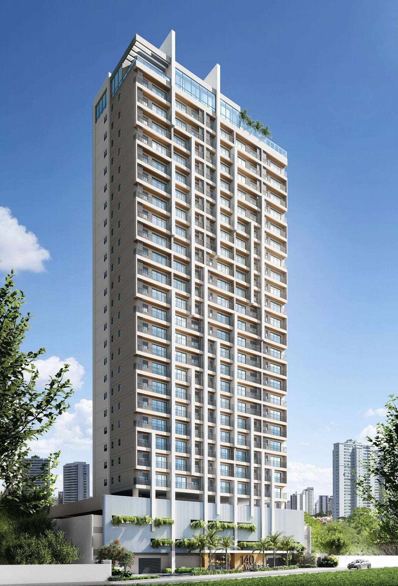 140 Wellness Marista: Venda Apartamento 80m² 2 Quartos