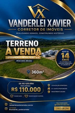 Terreno Lote em Pescaria Brava, Pescaria brava/SC