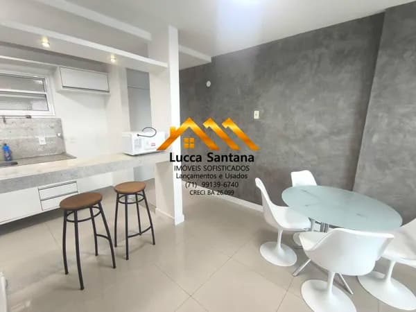 Vendo Apto 1/4 Flat no Cloc Marina Residence Av.Contorno Dois de Julho