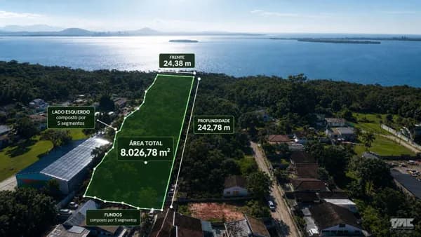 Área Residencial em Iperoba, São Francisco do Sul/SC