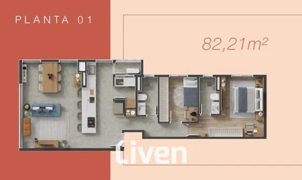 APARTAMENTO À VENDA COM 2 QUARTOS, 82M² NA VILA EMA.