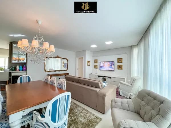 Apartamento mobiliado para locação com 03 suítes na Barra Norte em Balneário Camboriú