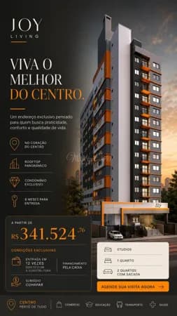 Joy Living: O Lançamento na Treze de Maio que Cabe no Minha Casa Minha Vida! - Curitiba /R