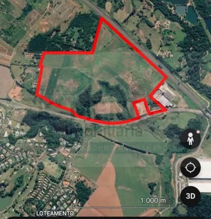 Area industrial residencial e comercial