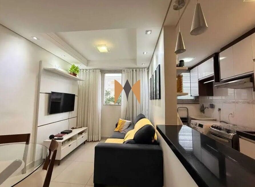 Apartamento Padrão,48m, 2 Quartos, Totalmente reformado, Reserva Sul, Quinta da Primavera, Ribeirão Preto