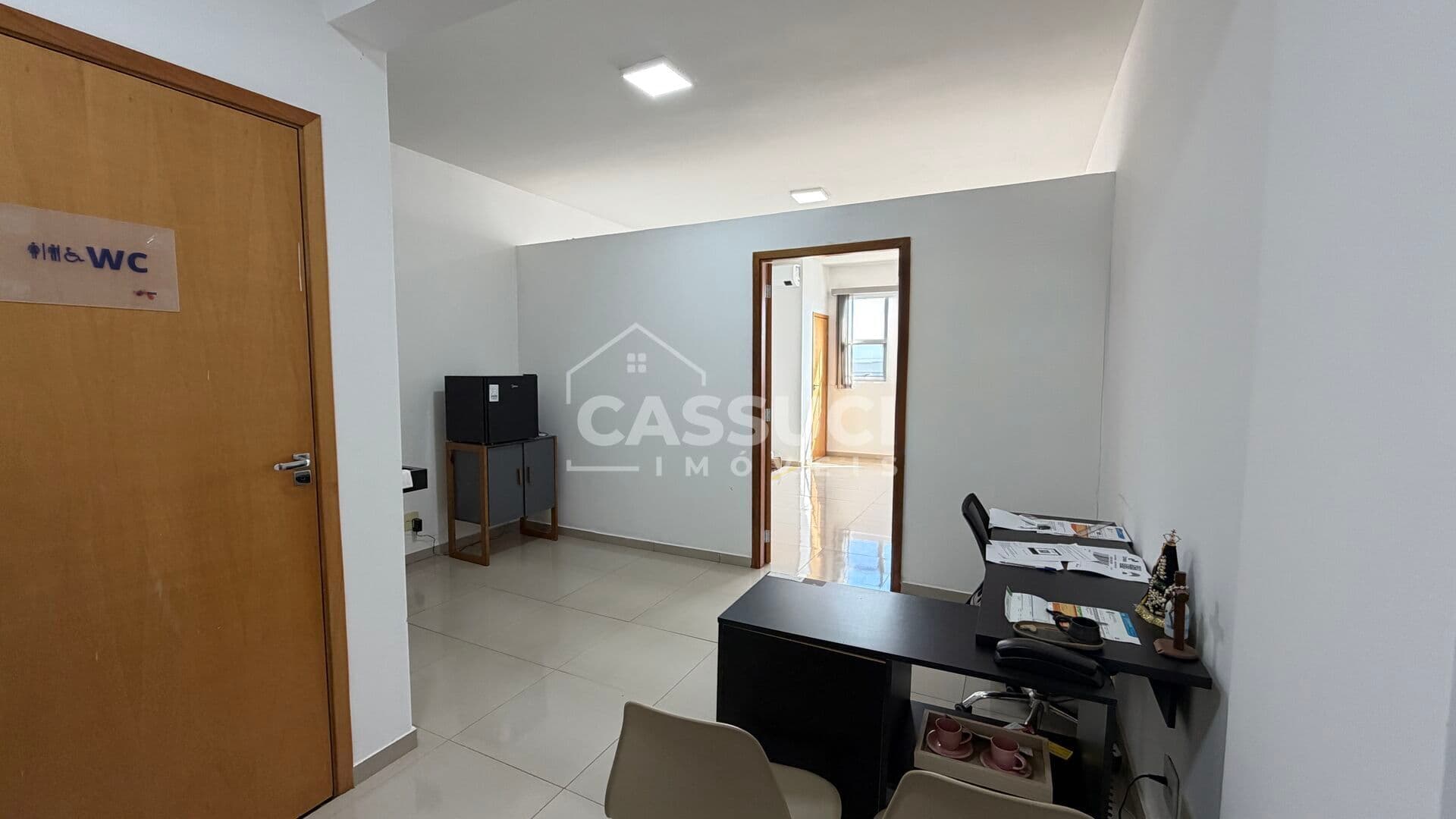 Sala Comercial, Centro de Mirassol, Ótima localização, 40 m² - Office Miracenter