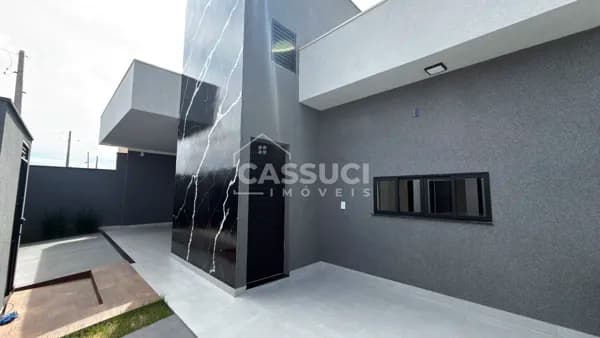 Casa a venda com 3 quartos, sendo uma suíte, área gourmet, no bairro Maisparque em Mirassol-SP