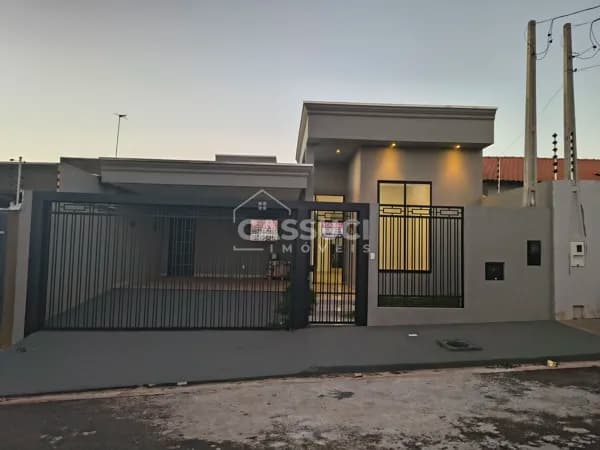 Casa 3 quartos, 1 suite, sala integrada, area gourmet, area de serviço, Ipe I, Mirassol