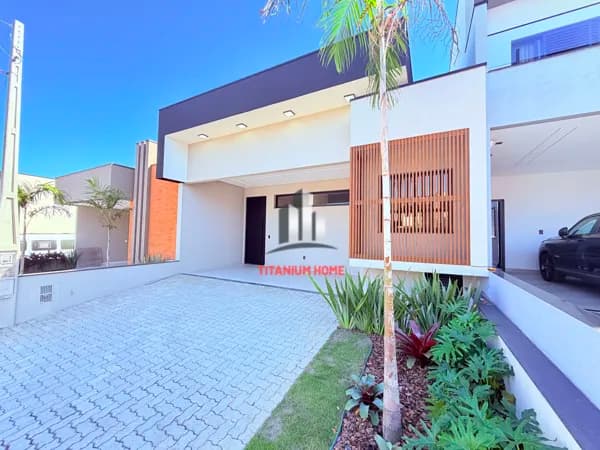 Casa terrea 3 suites e piscina no condominio Lirios em Paulinia