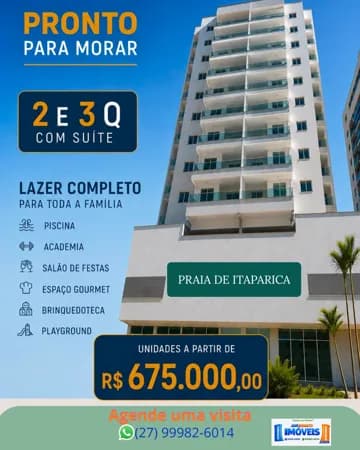 Apartamento 02 Quartos c/suíte - Ed. Acquamarina - Praia de Itaparica