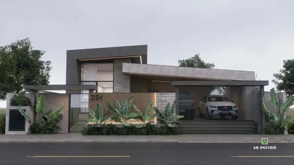 Casa Alto Padrão Térrea Três Suítes