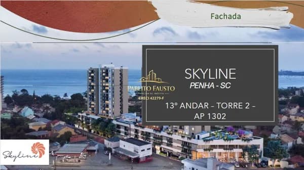 Apartamento Novo a Venda em Penha-SC Praia de Armação - Skyline Confort Club