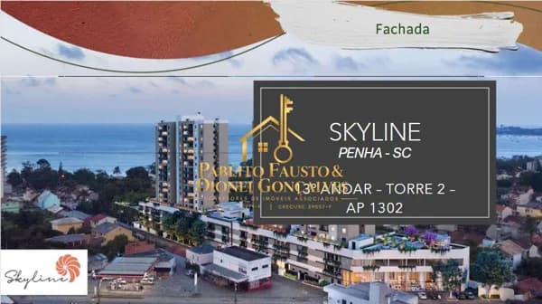 Apartamento Novo a Venda em Penha-SC Praia de Armação - Skyline Confort Club