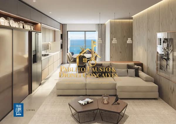 Apartamento Alto Padrão com 2 quartos sendo 1 suíte no TRIAD UP – SOHO Residence - Tipo 03