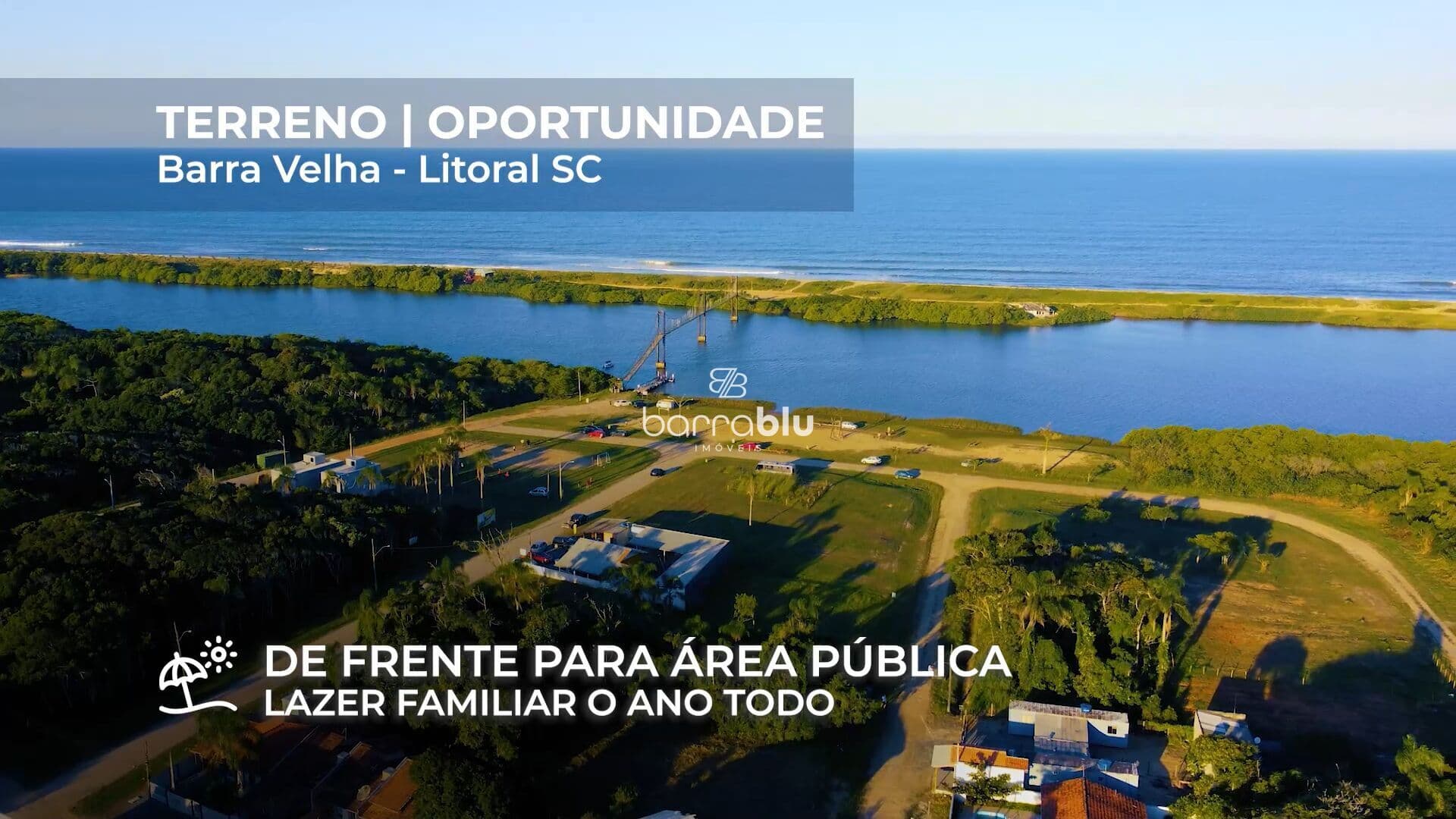 Terreno 1197m² – frente para Ponte Pênsil – Barra Velha SC