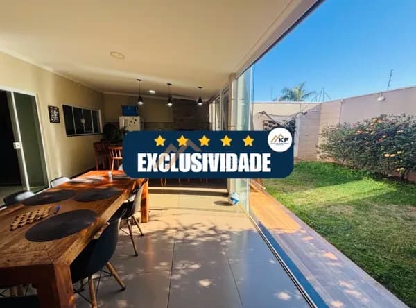 Casa Sobrado com 4 quartos e Área Gourmet, no Parque do Lagos em Ribeirão Preto- SP