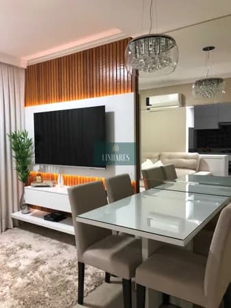 Apartamento mobiliado de 1 dormitório no Balneário do Estreito, Florianópolis/SC