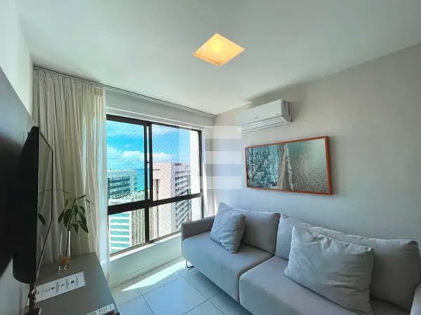 Plaza Royale Residence | Apartamento mobiliado com 2 quartos p/ alugar em Boa Viagem