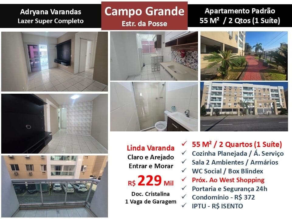 Apto Campo Grande Adryana Varandas 55M² 2